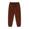 Baby Boy Pants Toddler Cotton Pull on Jogger Kids Drawstring Solid Elastic Sweatpants Boy Sweatpants (Coffee, 4-5 Years)