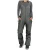 YRAETENM Womens Ski Snow Bibs Pants Winter Insulated Snowboard Overalls Outdoor Waterproof Windproof Adjustable Jumpsuits view 2