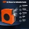 3HP Bounce House Blower, 2150W Portable Commercial Air Blower for Large Water Slides Inflatable Castle Jump Slides, Air Blower for Inflatable, Efficient Inflation Ready-to-Use, 3350Rpm view 4