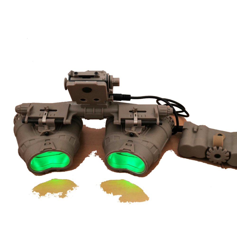 Tactical GPNVG18 Dummy Model Night Vision Goggles Luminous Version & L4G24 NVG Helmet Mount Plastic Bracket Kit