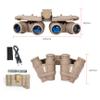 Tactical GPNVG18 Dummy Model Night Vision Goggles Luminous Version & L4G24 NVG Helmet Mount Plastic Bracket Kit view 2