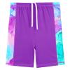 TFJH E Long Sleeve Girls Swimwear UV 50+ 2PCS Bathing Suits Rash Guard Sets 5T 6T Purple Marble 116/122 view 4