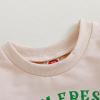 Frietlebird Baby Boy St Patricks Day Outfit Letters Print Crewneck Sweatshirt with Pants Cute St Patricks Day Baby Boy Outfit (P-Khaki Farm Fresh,6-12 Months) view 4