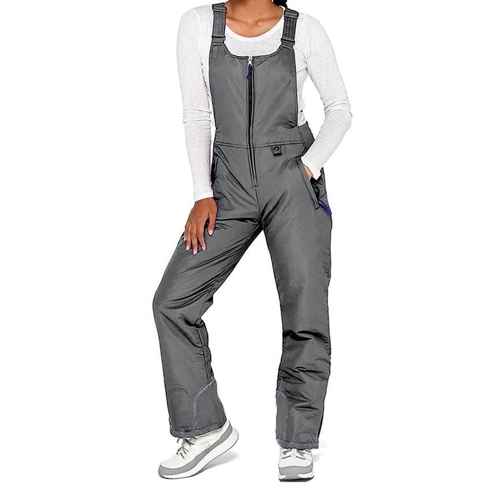YRAETENM Womens Ski Snow Bibs Pants Winter Insulated Snowboard Overalls Outdoor Waterproof Windproof Adjustable Jumpsuits