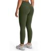 Aoxjox Womens Workout Leggings Metamorph Mid-Rise Hidden Scrunch Tummy Control Gym Training Yoga Pants 28.5" (Olive Green, X-Large) view 2