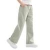 Rolanko Girls Wide Leg Sweatpants Straight Pants for Kids Girls Trousers with Pockets Sweats (Green, 14-16) view 3