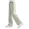 Rolanko Girls Wide Leg Sweatpants Straight Pants for Kids Girls Trousers with Pockets Sweats (Green, 14-16) view 4