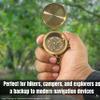 Maritime Nautical 2.5" Inchess Braass Compass with Leather Case | Hiking & Travelling Pocket Compass | Handmade Compass with Leather Case, Gifts for First, Religious Gifts for Men view 4