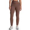 Aoxjox Womens Workout Leggings Metamorph Mid-Rise Hidden Scrunch Tummy Control Gym Training Yoga Pants 28.5" (Fudge Coffee, X-Small) view 1