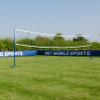 Vermont Procourt Freestanding Badminton/Volleyball Combi Post [Optional Nets]  Portable Steel Poles with Self Weighted Base - Durable Set for Indoor and Outdoor Sports (Posts Only) view 2