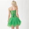 GOKKILRW Womens Corset Tops Sexy Boned Overbust Waist Cincher Bustier Green Underbust Body Shaper Going Out Party Costumes view 4