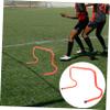 Anneome Agility Training Hurdles for Boy Girl Bright Hurdles for Soccer Football and Agility Drills Quick Assembly Highly Visible Height view 4