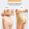 Aimery women 2pcs Seamless Butt Lifter Shapewear Padded Booty Pads Control Panties Hip Enhancer Underwear Body Shape Panty Mid-Black/beige-S view 2