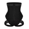 GOKKILRW Tummy Control Shapewear for Women High Waisted Body Shaper Thong Girdles Thigh Slimmer Shapewear Faja Waist Cincher Black view 3