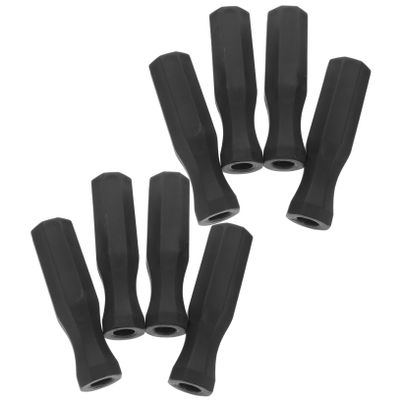 HONMEET 8pcs Foosball Grip Replacement Compact Non-Slip PVC Handles for Toy Foosball Machine