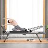 Pilates Reformer Workout Machine for Home GymFoldable Home, Yoga StudioSuitable for Advanced and Beginners Users, Up to 330.5 lbs Weight Capacity (Black)