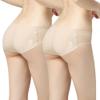 Aimery women 2pcs Seamless Butt Lifter Shapewear Padded Booty Pads Control Panties Hip Enhancer Underwear Body Shape Panty Low-Beige-XS view 1