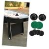 WHAMVOX 2sets Wear-Resistant Hockey Pucks Air Hockey Paddles Plastic Handles Replacement Parts view 3