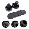 WHAMVOX 2sets Wear-Resistant Hockey Pucks Air Hockey Paddles Plastic Handles Replacement Parts view 4