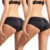 Aimery women 2pcs Seamless Fake Buttocks Butt Lifter Shapewear Padded Booty Pads Control Panties Hip Enhancer Underwear Body Shape Panty Low-Black-S view 1