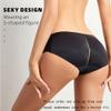Aimery women 2pcs Seamless Fake Buttocks Butt Lifter Shapewear Padded Booty Pads Control Panties Hip Enhancer Underwear Body Shape Panty Low-Black-S view 4