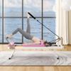 Pilates Reformer Workout Machine for Home GymFoldable Home, Yoga StudioSuitable for Advanced and Beginners Users, Up to 330.5 lbs Weight Capacity (Pink) view 2