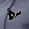 Antigua Women's Heather Navy Houston Texans Seeker Full-Zip Hoodie Jacket view 2