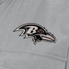 Antigua Women's Gray Baltimore Ravens Brushed Carbon Even Par Full-Zip Jacket view 2