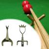 Aymzbd Billiard Cue Bridge Head Billiards Cue Stick Bridge Adults Playing Snooker, Pool Cue Rack, Pool Cue Stick Bridge for Sports, Pig Nose Trunk Nose view 2