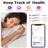 2024 New Smart Ring Health Tracker for Men Women - IP68 Waterproof Fitness Ring with Sleep Tracker/Heart Rate/Blood Oxygen/Steps/Distance/Calories, Air Gestures, Charging case Up to 7-Day, Silver #9 view 2