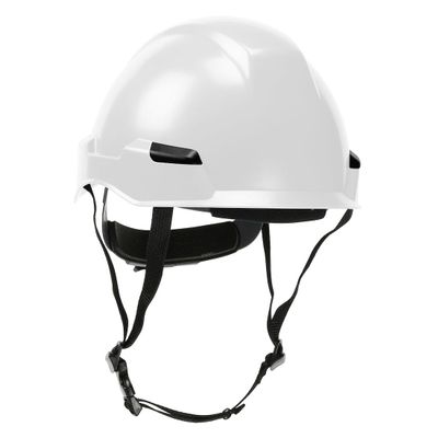 Dynamic Rocky Industrial Climbing Helmet with MIPS Technology, Polycarbonate/ABS Shell, ANSI Type 1, Foam Impact Liner, Nylon Suspension, Wheel Ratchet Adjustment, 4-Point Chin Strap, White