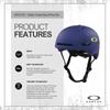 Oakley MOD BC Ski Backcountry Helmet for Men for Women + Bundle with Collapsible Water Bottle with Carabiner (Matte Crystal Blue/Retina Burn, Large) view 2