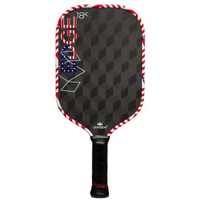 Diadem Edge 18K Pickleball Paddle USAPA Approved | 18K Carbon Fiber Face for Spin & Control | 16mm Control Paddle, Limited Edition, USA
