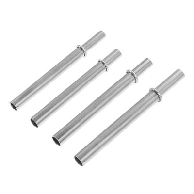 HONMEET 4pcs Travel Fishing Rod Repair Kit Connecting Sleeve Joint for Rod Plug Connector Fishing Pole Accessories