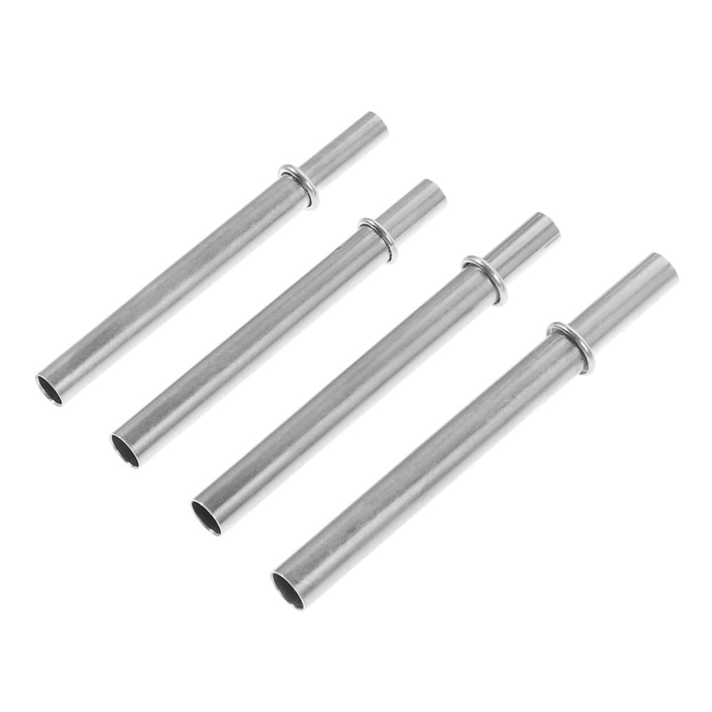 HONMEET 4pcs Travel Fishing Rod Repair Kit Connecting Sleeve Joint for Rod Plug Connector Fishing Pole Accessories