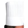 Soro Essentials- 9" Disposable Chef Hats Paper with Vertical Pleats Wide Band Set of 10- Kitchen Cooking Chef Cap Disposable Bakery Hats Chef Cap Cook Hat for Cooking Baking Pizza Party White view 1