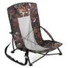 ARROWHEAD OUTDOOR Portable Folding Turkey Hunting Blind Chair with Padded Armrest, No-Sink Feet and Shoulder Strap, Camouflage, Low Profile, Mesh Seat view 1