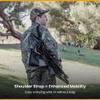 ARROWHEAD OUTDOOR Portable Folding Turkey Hunting Blind Chair with Padded Armrest, No-Sink Feet and Shoulder Strap, Camouflage, Low Profile, Mesh Seat view 4