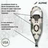 Redfeather OutdoorsAlpine Men's 35" Snowshoes - Lightweight, Durable, Made in The USA - Ideal for Winter Hiking, Snowshoeing, and Outdoor Adventures - Premium Performance Snowshoes view 4