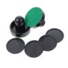 BESPORTBLE 2sets Portable Air Hockey Paddles Wear-Resistant Handles Replacement Pucks for Air Hockey view 1