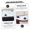 BESPORTBLE 2sets Portable Air Hockey Paddles Wear-Resistant Handles Replacement Pucks for Air Hockey view 3