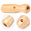 Toddmomy Solid Wood Foosball Table Replacement Handles Ergonomic Grip for Table Soccer Accessories 4.92 Inch Durable Foosball Parts view 4