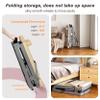 Foldable Pilates Reformer Machine with Double Resistance System, 330 lbs Capacity Home Gym Equipment with Adjustable Resistance & Height, Compact & Portable for Full-Body Workouts (Beige) view 4