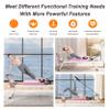 Foldable Pilates Reformer Machine with Double Resistance System, 330 lbs Capacity Home Gym Equipment with Adjustable Resistance & Height, Compact & Portable for Full-Body Workouts (Pink) view 4