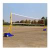 GLDWEY Heavy Volleyball/Badminton Poles with Net for Adult & Youth, Steel Volleyball/Badminton Stand with Stable Base, Indoor & Outdoor UseParent-Child Family Backyard Games Equipment view 1