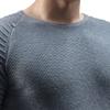 Gsywaipei Mens Slim Long Sleeve Knit Pullover Fall Solid Color Basic Male Knitted Sweater Crew Neck Casual Knits Sweaters (Grey,XX-Large) view 2