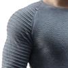 Gsywaipei Mens Slim Long Sleeve Knit Pullover Fall Solid Color Basic Male Knitted Sweater Crew Neck Casual Knits Sweaters (Grey,XX-Large) view 3