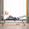 Foldable Pilates Reformer Machine for Home, 330 lb Capacity, Double Resistance, High-Density Cushion, Easy Assembly, Ideal for Home & Studio Workouts (Black) view 1