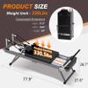 Foldable Pilates Reformer Machine for Home, 330 lb Capacity, Double Resistance, High-Density Cushion, Easy Assembly, Ideal for Home & Studio Workouts (Black) view 2