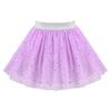 Sunny Fashion Girls Skirt Sequin Sparkle Polka Dot High Waist Pleated Mini Dance Party 2-3 view 3